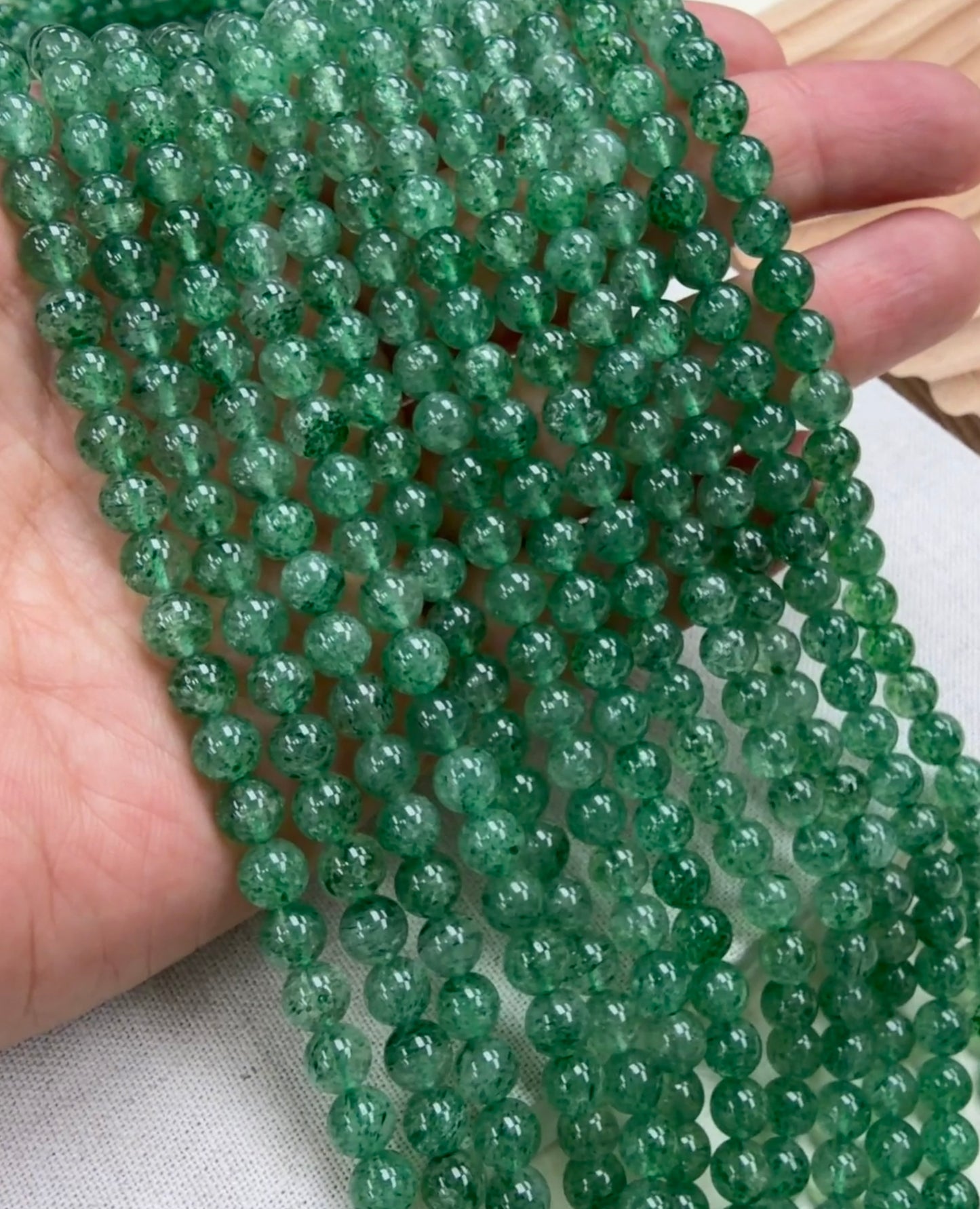 Green Epitode beads