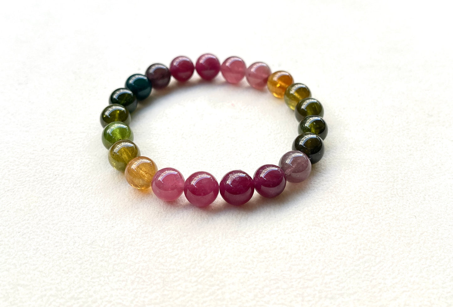 Tourmaline A Candy bracelet 9mm 糖果碧璽手鏈9mm