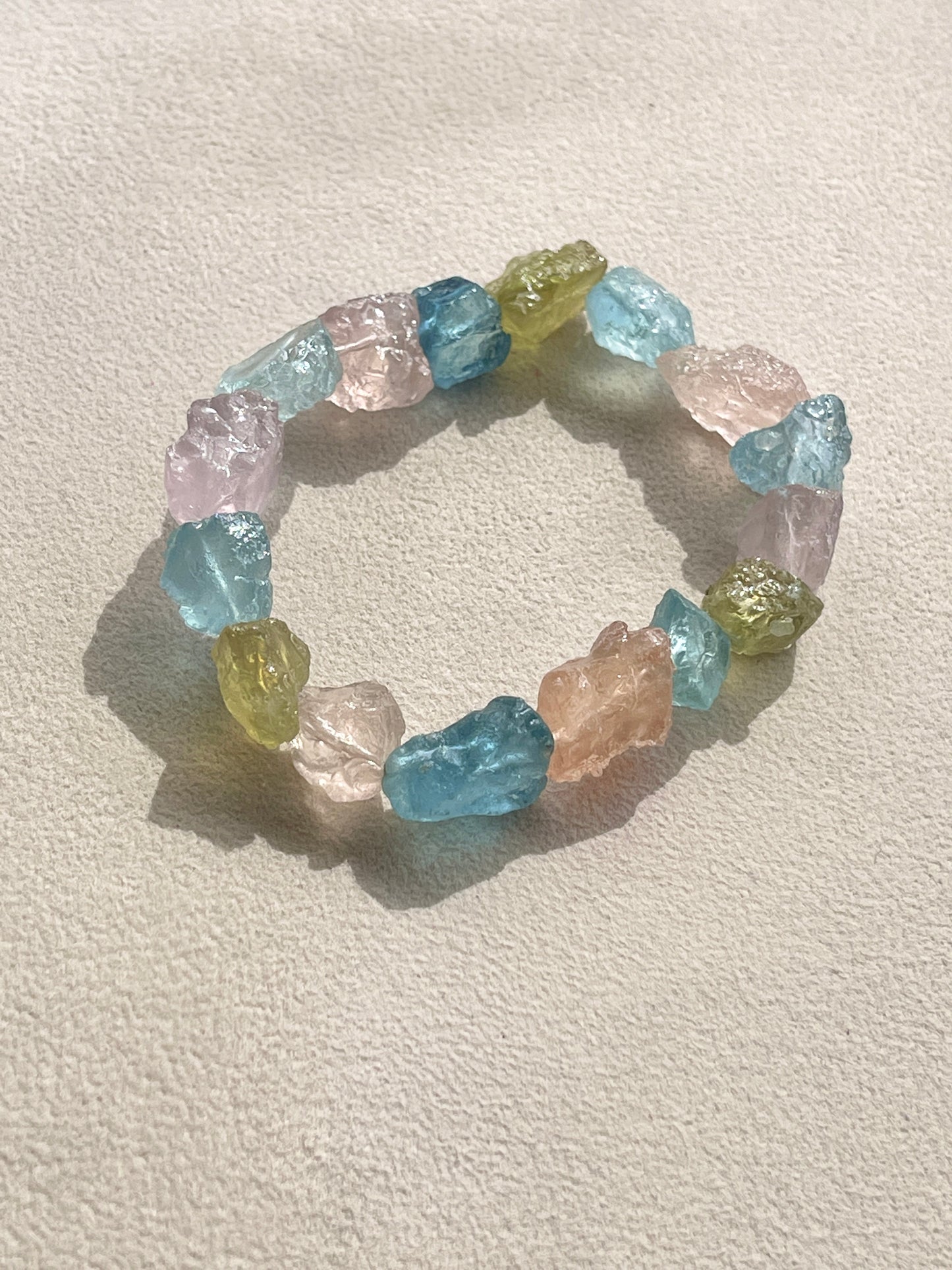 Beryl Rough bracelet