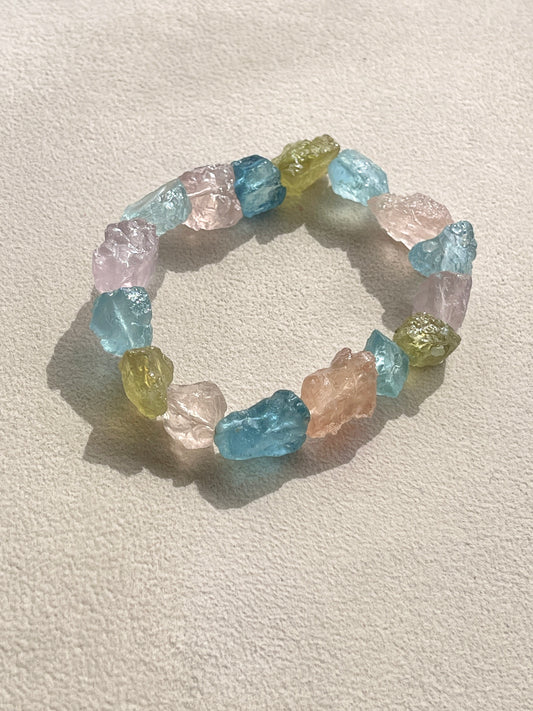 Beryl Rough bracelet