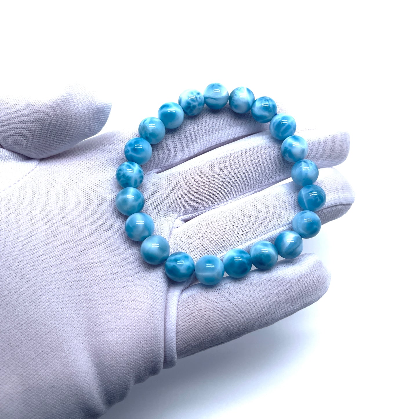 Larimar AA bracelet 9mm