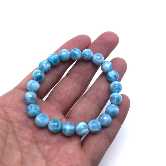 Larimar AA bracelet 9mm