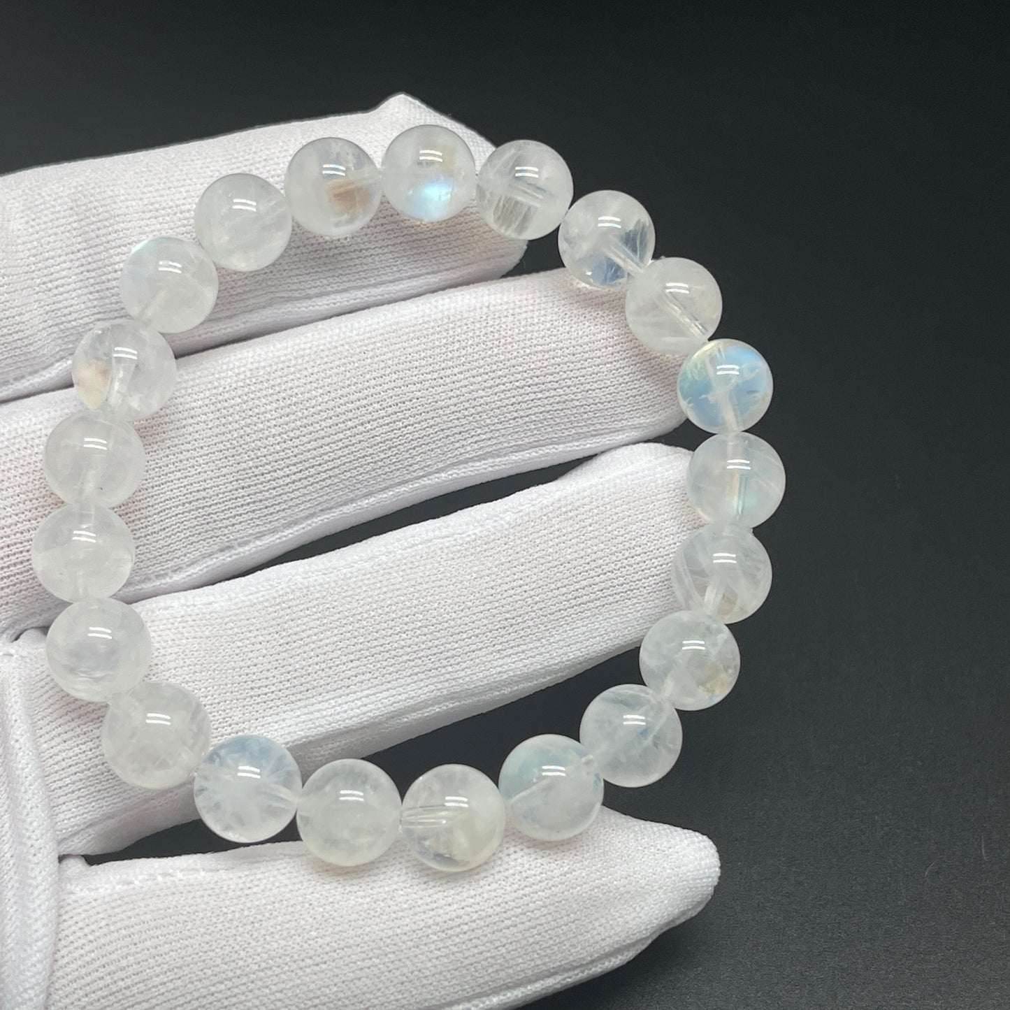 月光石手鏈9mm Rainbow Moonstone bracelet 9mm