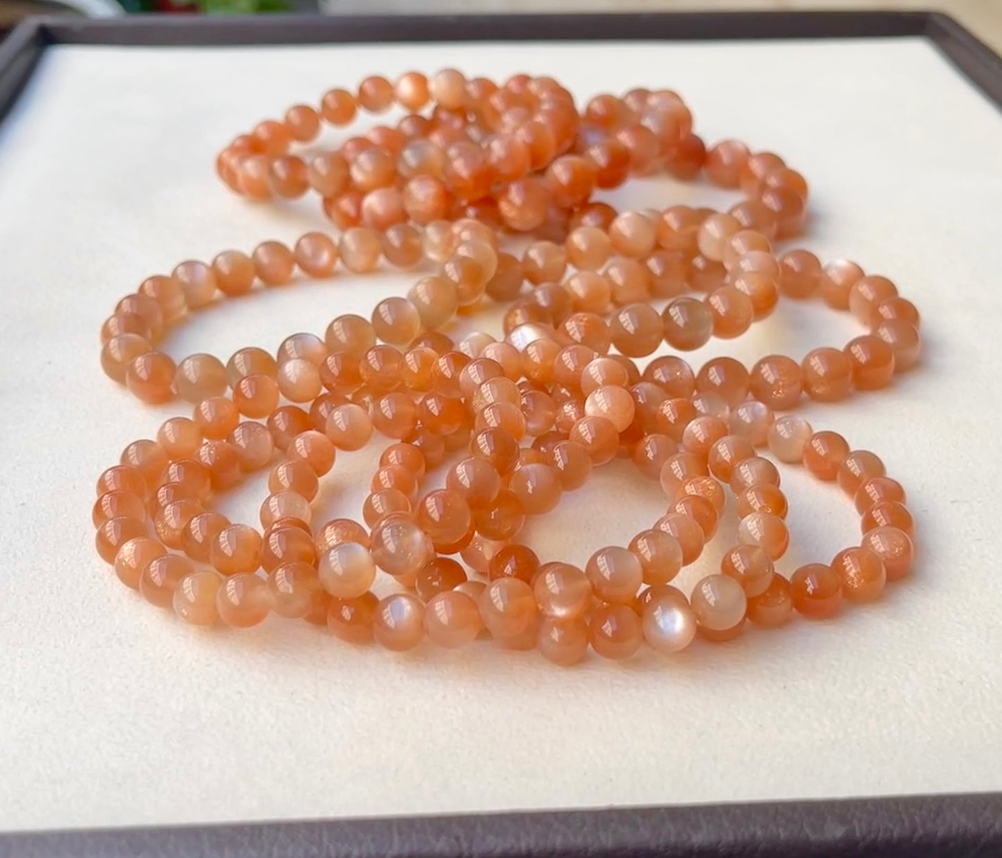 Sunstone bracelet plain