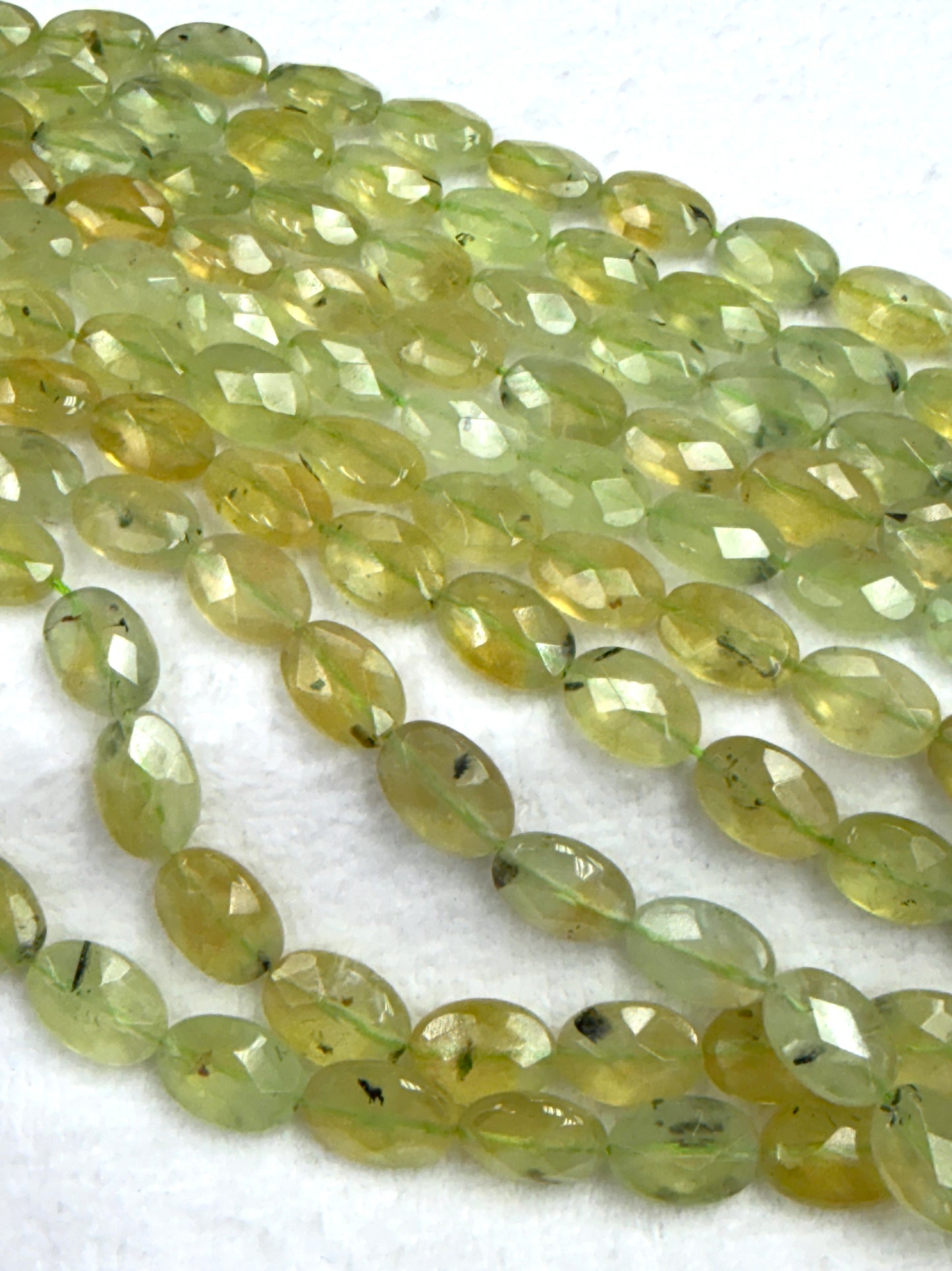 Prenite Oval 10x14 faceted
