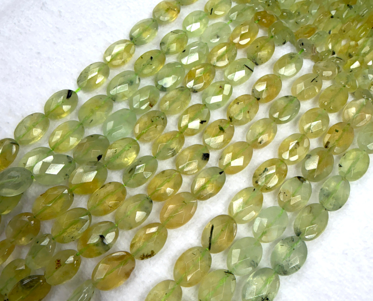 Prenite Oval 10x14 faceted