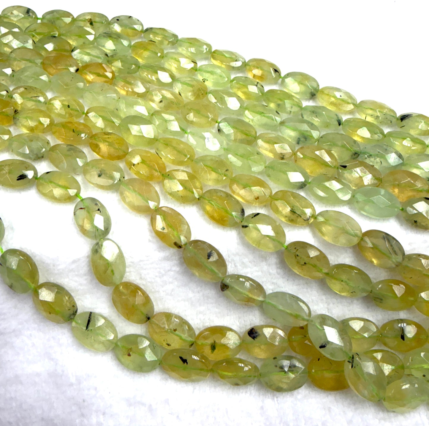 Prenite Oval 10x14 faceted