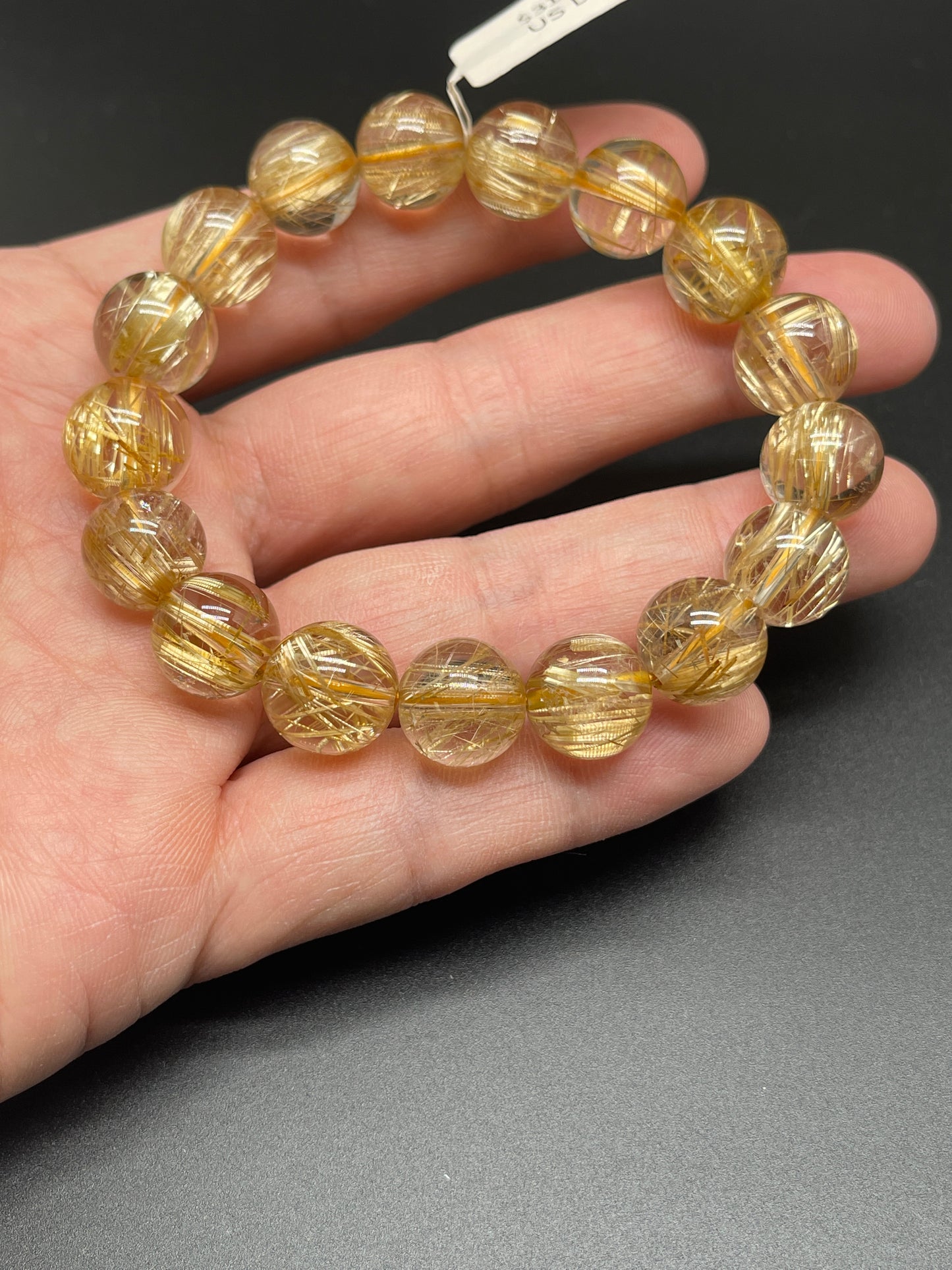 金髮晶AAA手鏈 Rutilated Quartz AAA bracelet 12mm